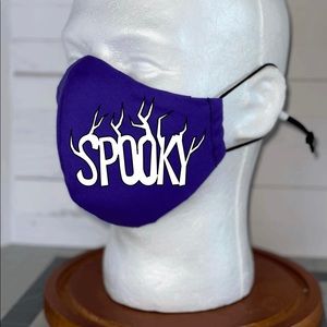 Spooky face mask Halloween glow In The Dark